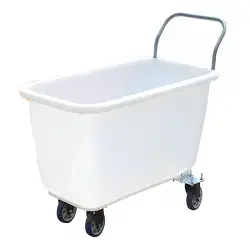 CARRO PLÁSTICO PARA COMEDERO DE CERDOS