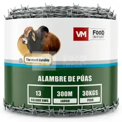 ALAMBRE DE PÚAS VM FOOD IMPORT