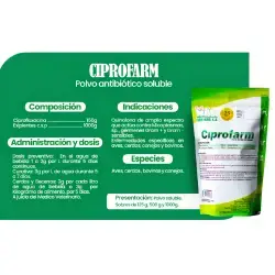 CIPROFARM – POLVO ANTIBIÓTICO SOLUBLE