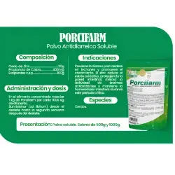PORCIFARM – POLVO ANTIDIARREICO SOLUBLE