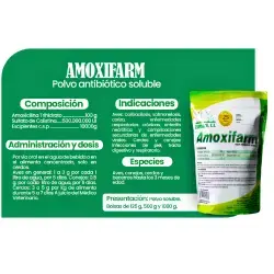 AMOXIFARM – POLVO ANTIBIÓTICO SOLUBLE